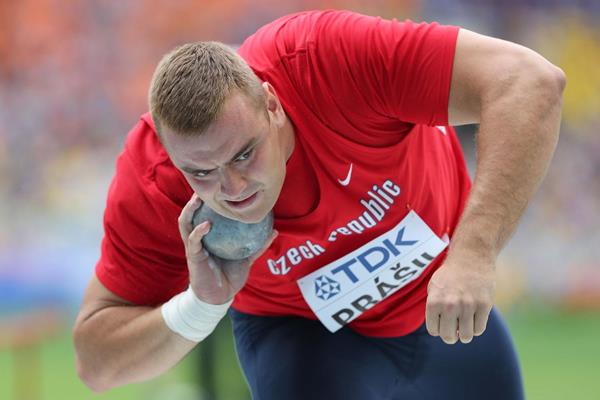 Ladislav Prasil in the mens Shot Put at the IAAF World Championships Moscow 2013 (Getty Images)