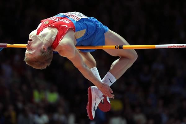 Sergey Mudrov sets a PB of 2.35m to win the High Jump in Gothenburg (Getty Images)