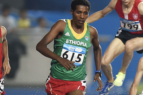 Ethiopian steeplechaser Wogene Sebisibe (Getty Images)