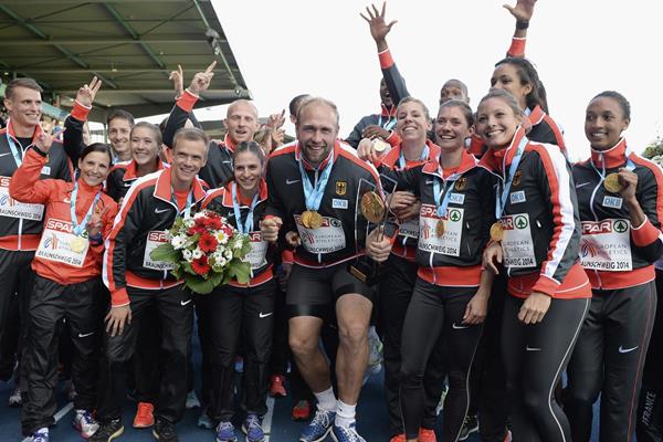 The victorious German team at the European Team Championships (Getty Images)