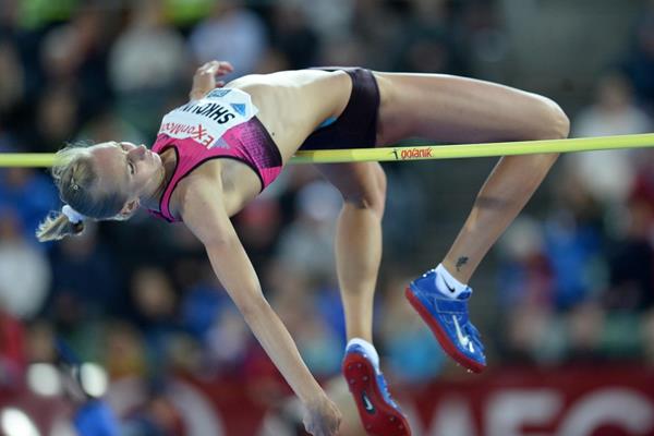 Svetlana Skholina winning at the 2013 IAAF Diamond League meeting in Oslo (Jiro Mochizuki)