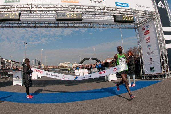 Philemon Limo at the Roma-Ostia (Organisers)