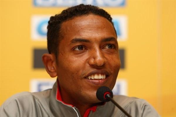 Zersenay Tadese (ERI) at IAAF Press Conference in Rio (Getty Images)
