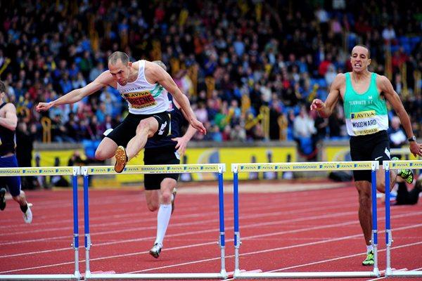 Dai Greene secures his Olympic berth in Birmingham (Getty Images)