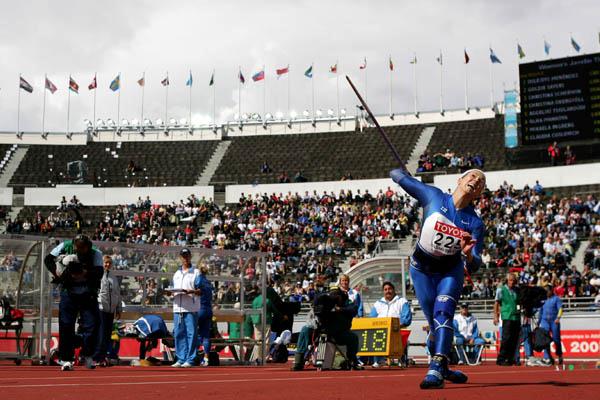 Mikaela Ingberg of Finland in the Javelin Throw (Getty Images)