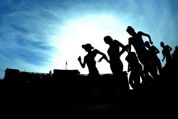 Race walkers in action (Getty Images)
