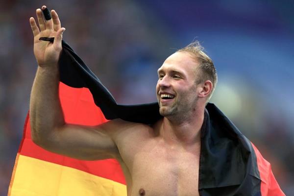 Robert Harting in the mens Discus Throw at the IAAF World Championships 2013 (Getty Images)