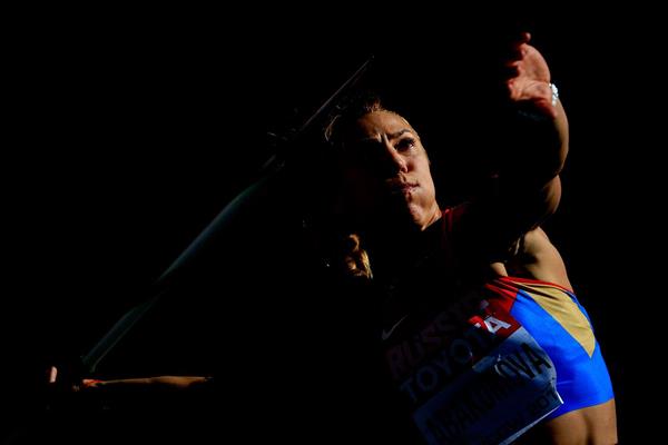 Maria Abakumova in the womens Javelin Throw at the IAAF World Championships Moscow 2013 (Getty Images)