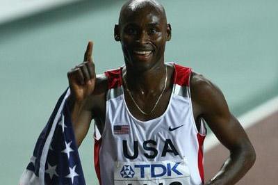 Bernard Lagat after his historic 1500/5000 double (Getty Images)