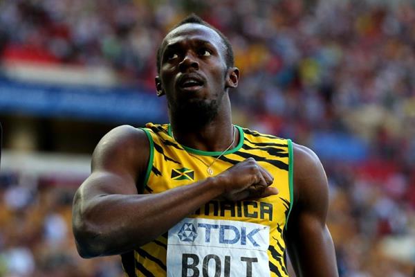 Usain Bolt in the mens 200m at the IAAF World Athletics Championships Moscow 2013 (Getty Images)