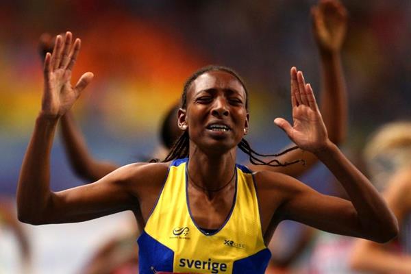 Abeba Aregawi in the womens 1500m at the IAAF World Athletics Championships Moscow 2013 (Getty Images)