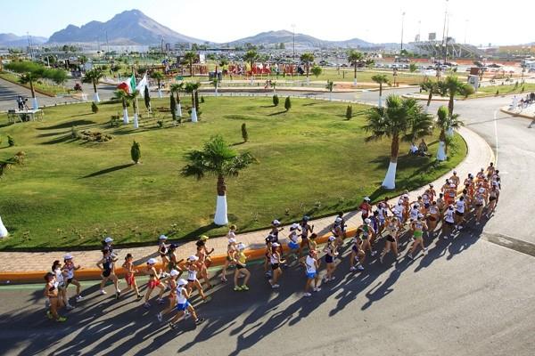 A general view of the women's 20km race in Chihuahua (Getty Images)