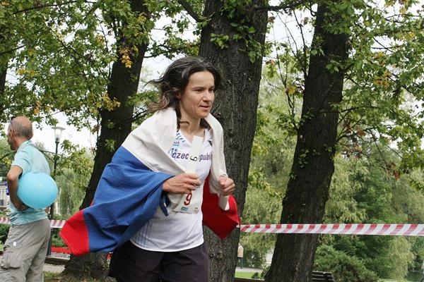 Michaela Dimitriadu at the 2012 IAU World and European 24 Hour Championships (Organisers)