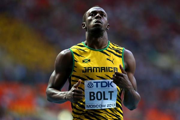 Usain Bolt in the mens 100m at the IAAF World Athletics Championships Moscow 2013 (Getty Images)