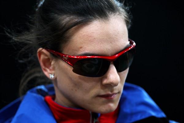 Yelena Isinbayeva of Russia misses out on the World Indoor title in Doha with a best of 4.60m for 4th (Getty Images)