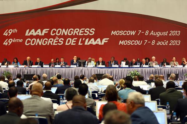 General view of the 49th IAAF Congress in Moscow (Getty Images)