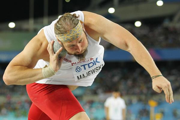 Polish shot putter Tomasz Majewski in action at the 2011 World Championships (Getty Images)