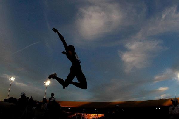 Mauro Vinicius Da Silva at the IAAF Diamond League meeting in Eugene (Getty Images)