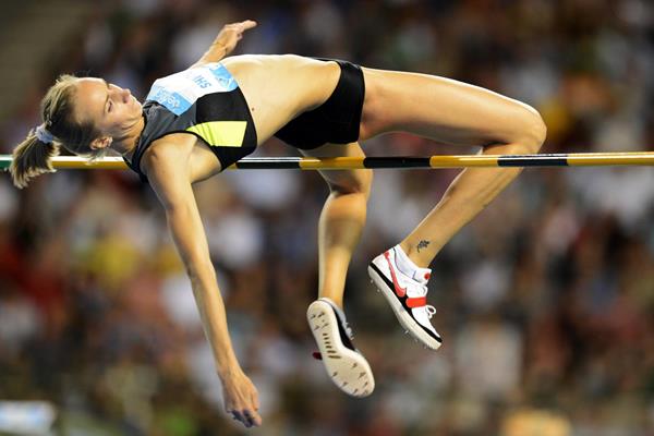 Svetlana Shkolina, winner of the High Jump at the 2012 Diamond League final in Brussels (Jiro Mochizuki)
