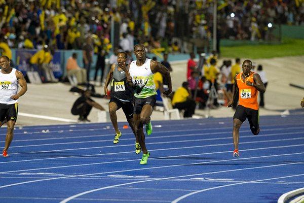 Fast opener for Usain Bolt - 9.82 in Kingston (Errol Anderson - The SportingImage.net)