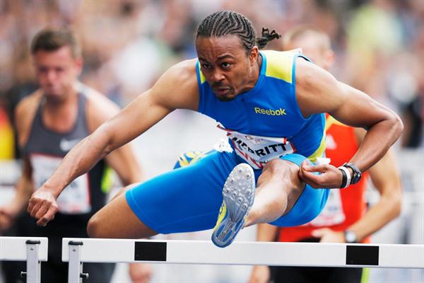 Another sub-13 for Aries Merritt, this time in Berlin (Gladys Chai van der Laage)
