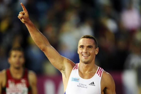 Roman Sebrle celebrates his victory at the 2006 European Championships in Gothenburg (Getty Images)