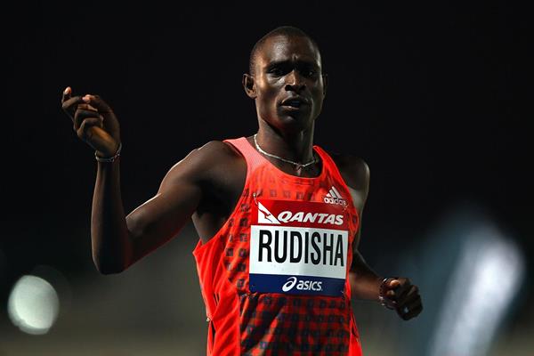 David Rudisha wins the 800m in Melbourne (Getty Images)