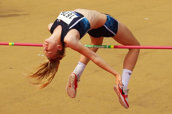 Eleanor Patterson, winner of the high jump (Getty Images)