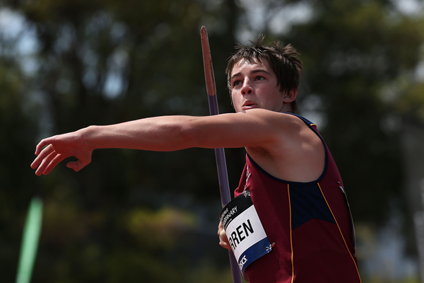 Australian javelin thrower Conor Warren (Getty Images)