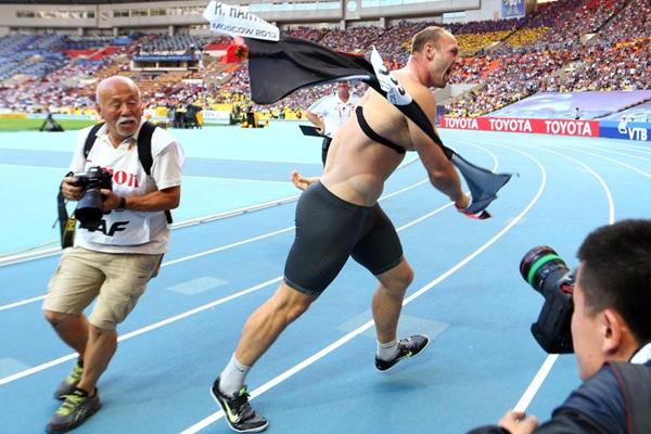 Robert Harting in the mens Discus Throw at the IAAF World Championships 2013 (Getty Images)