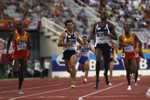 Bernard Lagat completes a 3000/5000m double at the IAAF / VTB Bank Continental Cup in Split (Getty Images)