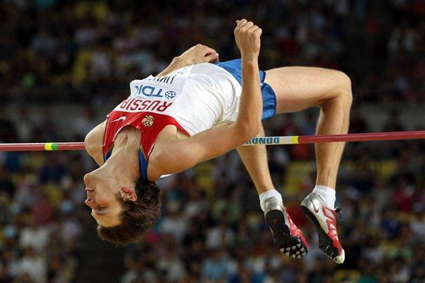 Ivan Ukhov of Russia competes in the men's high jump final during day six  (Getty Images)