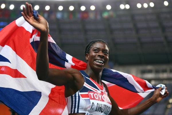 Christine Ohuruogu in the womens 400m Final at the IAAF World Athletics Championships Moscow 2013 (Getty Images)