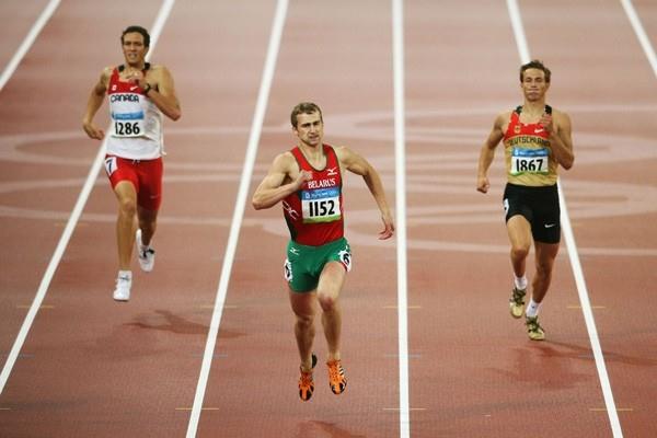 Andrey Kravchenko runs a season's best in his decathlon 400m heat to finish day one in second place (Getty Images)