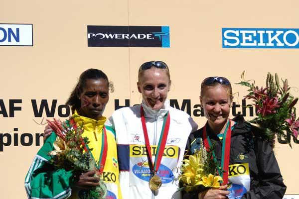 Women's Podium in Vilamoura (IAAF)