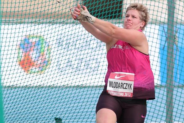 Anita Wlodarcyzk at the Rieti 2013 IAAF World Challenge meeting (Giancarlo Colombo)