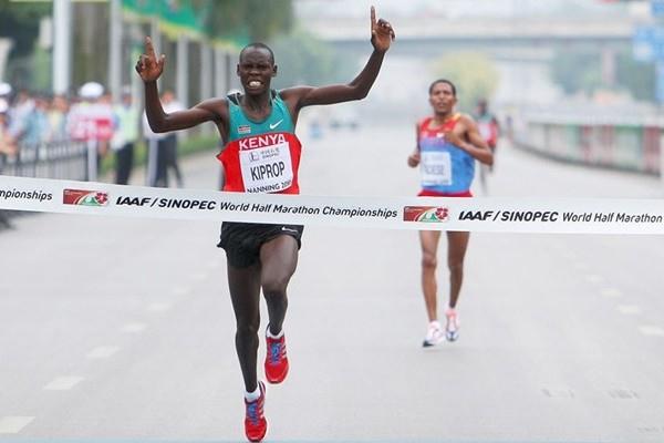 Wilson Kiprop ends Zersenay Tadese's reign in Nanning (Getty Images)