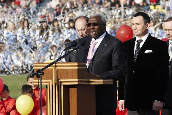 IAAF President Lamine Diack during the Opening Ceremony (Getty Images)