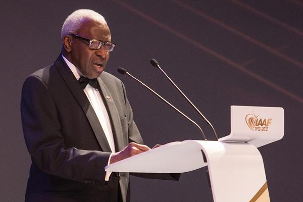 IAAF President Lamine Diack in Barcelona (Giancarlo Colombo)