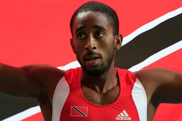 Jehue Gordon in the mens 400m Hurdles at the AAF World Athletics Championships Moscow 2013 (Getty Images)