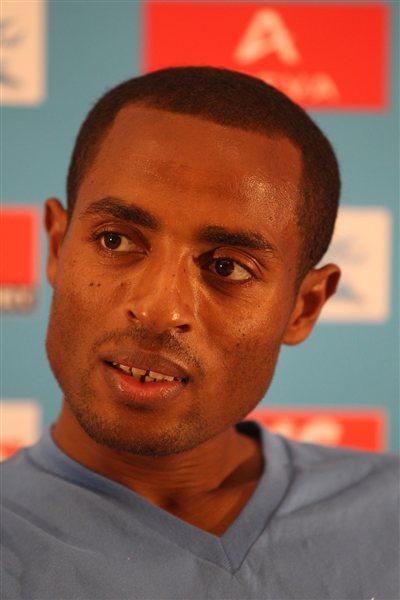 Kenenisa Bekele on the eve of the Paris Diamond League fixture (Jean-Pierre Durand)
