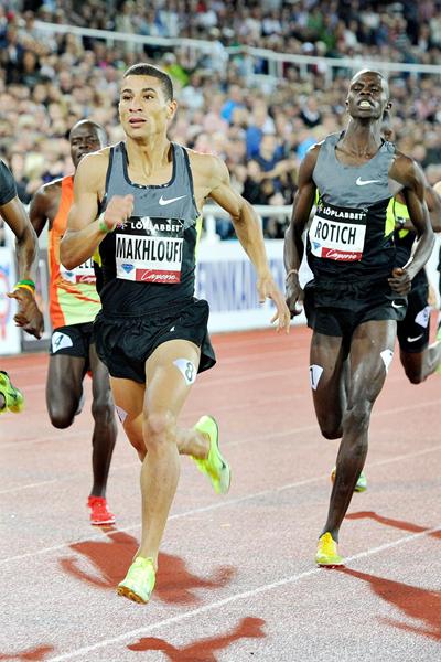Taoufik Makhloufi in action at the Stockholm Diamond League (Anders Sjogren)