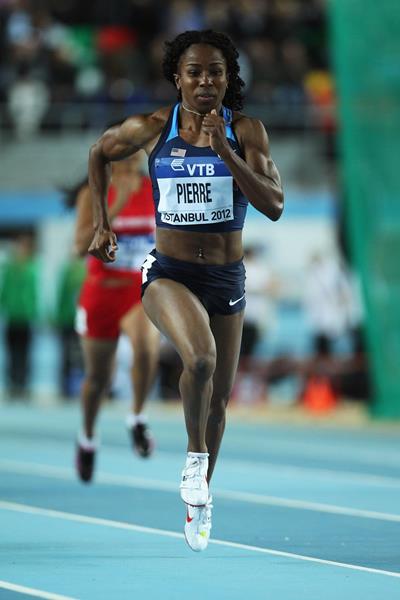 Barbara Pierre at the 2012 IAAF World Indoor Championships (Getty Images)