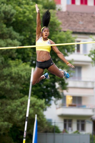 Yarisley Silva clears 4.81m to win in Lucerne (Organisers)