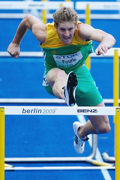 South African sprint hurdler Lehann Fourie (Getty Images)