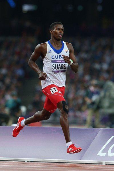 Leonel Suarez of Cuba competes during the Men's Decathlon 1500m on Day 13 of the London 2012 Olympic Games  on August 9, 2012 (Getty Images)