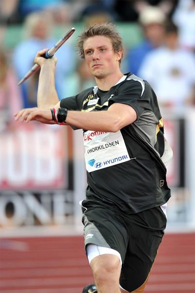 Defending his turf - Andeas Thorkildsen wins in Oslo (Mark Shearman)