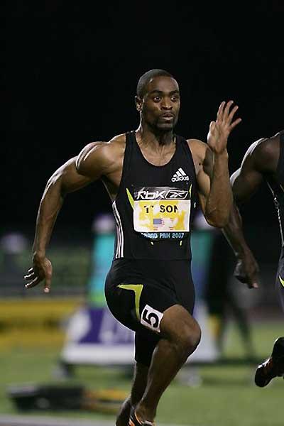 Tyson Gay powers to 9.76w in New York (Victah Sailer)