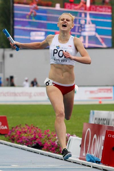Patrycja Wyciszkiewicz at the 2013 European Athletics Junior Championships (Getty Images)