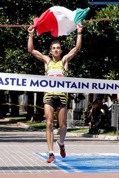 Italy's Bernard Dematteis wins the WMRA Grand Prix in Arco di Trento (Organisers)